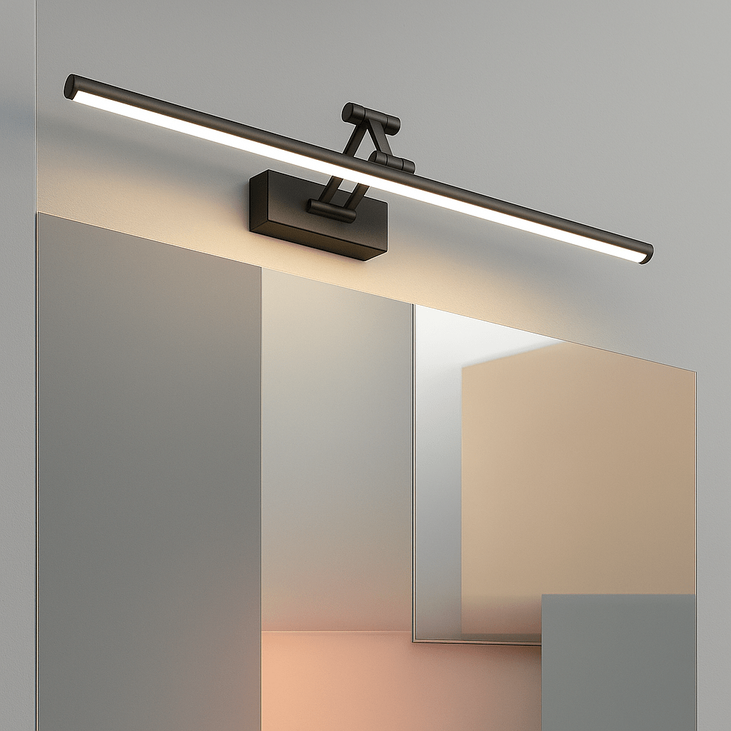 Adjustable LED Mirror Light For Vanity Wall Mount Sconce Black NALANI