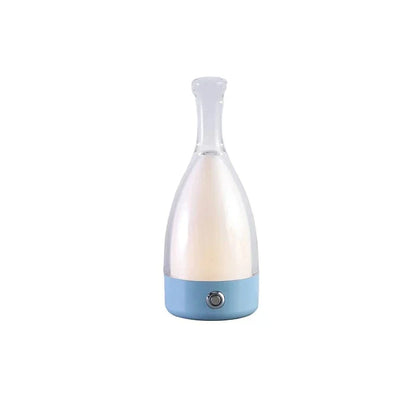 Led Wine Bottle Table Lamp With Usb Touch Color Change Blue NALANI