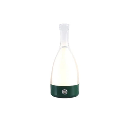 Led Wine Bottle Table Lamp With Usb Touch Color Change Green NALANI