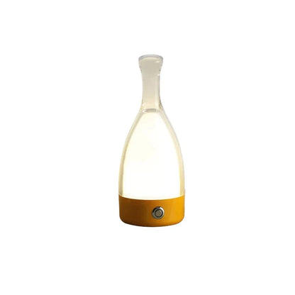 Led Wine Bottle Table Lamp With Usb Touch Color Change Yellow NALANI