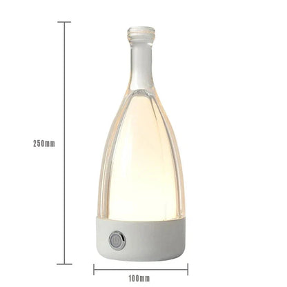 Led Wine Bottle Table Lamp With Usb Touch Color Change NALANI