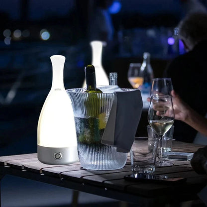 Led Wine Bottle Table Lamp With Usb Touch Color Change NALANI