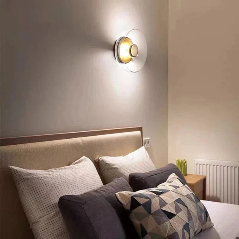 LED Wall Lamp Glass Shade Modern Design Warm White Light NALANI