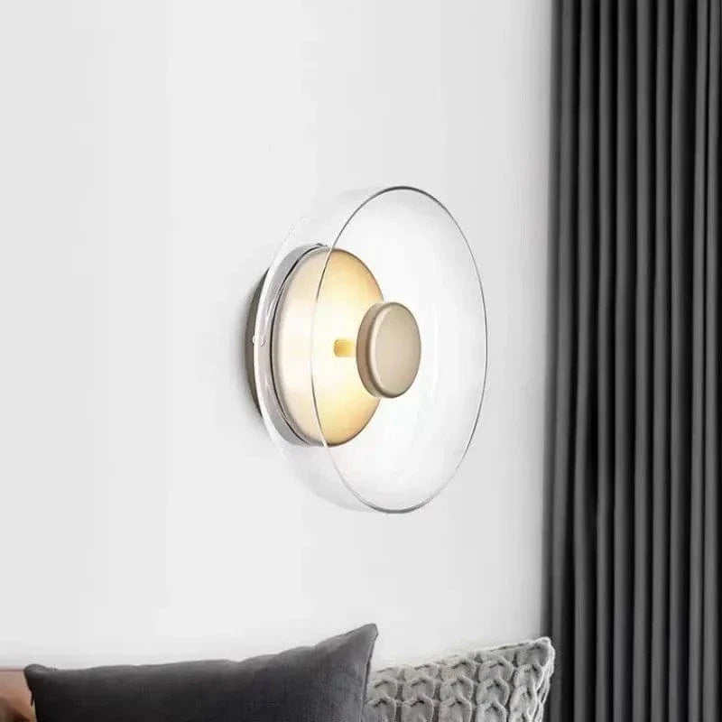 LED Wall Lamp Glass Shade Modern Design Warm White Light NALANI