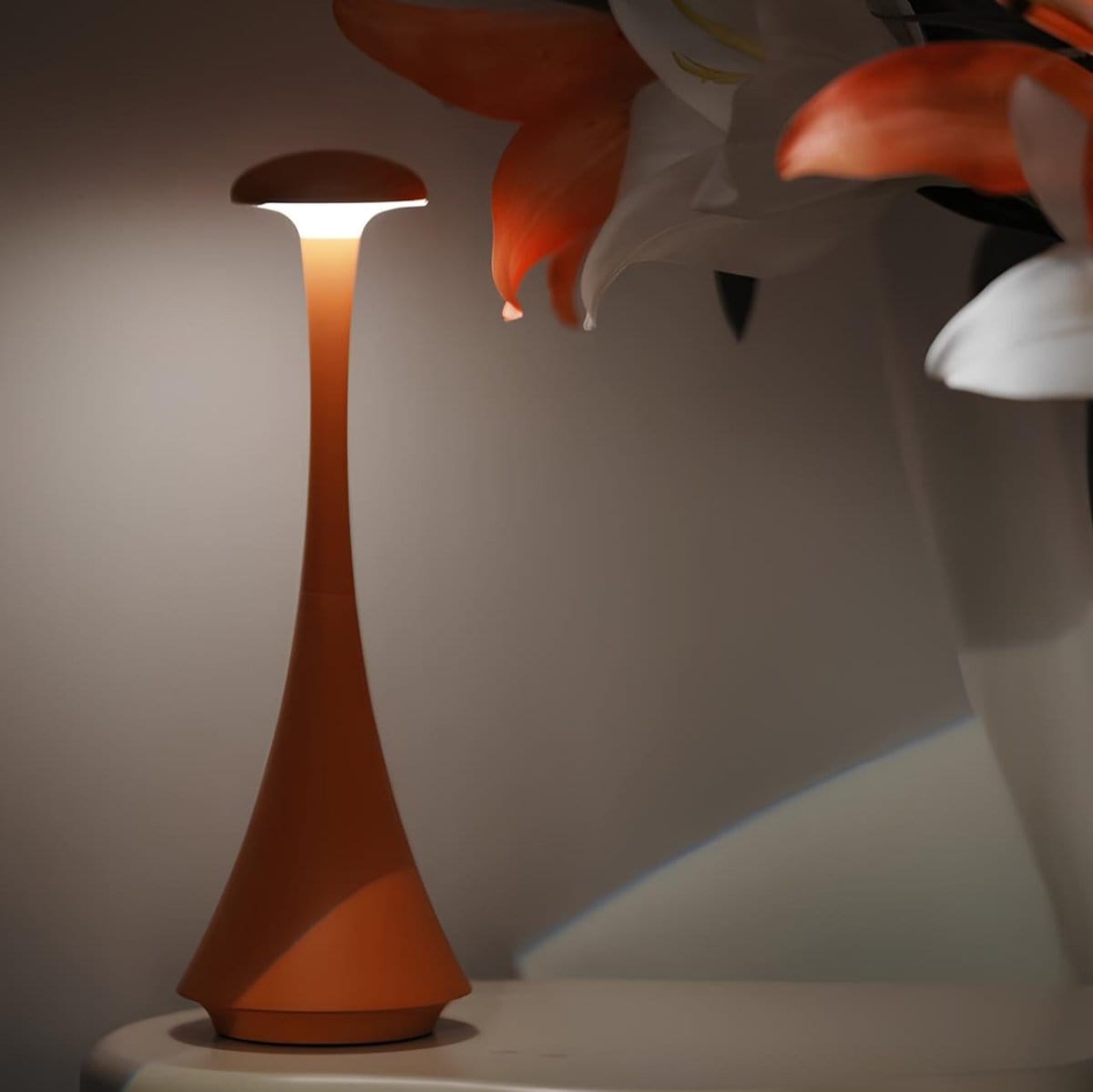 Rechargeable Led Mushroom Table Lamp For Modern Home NALANI