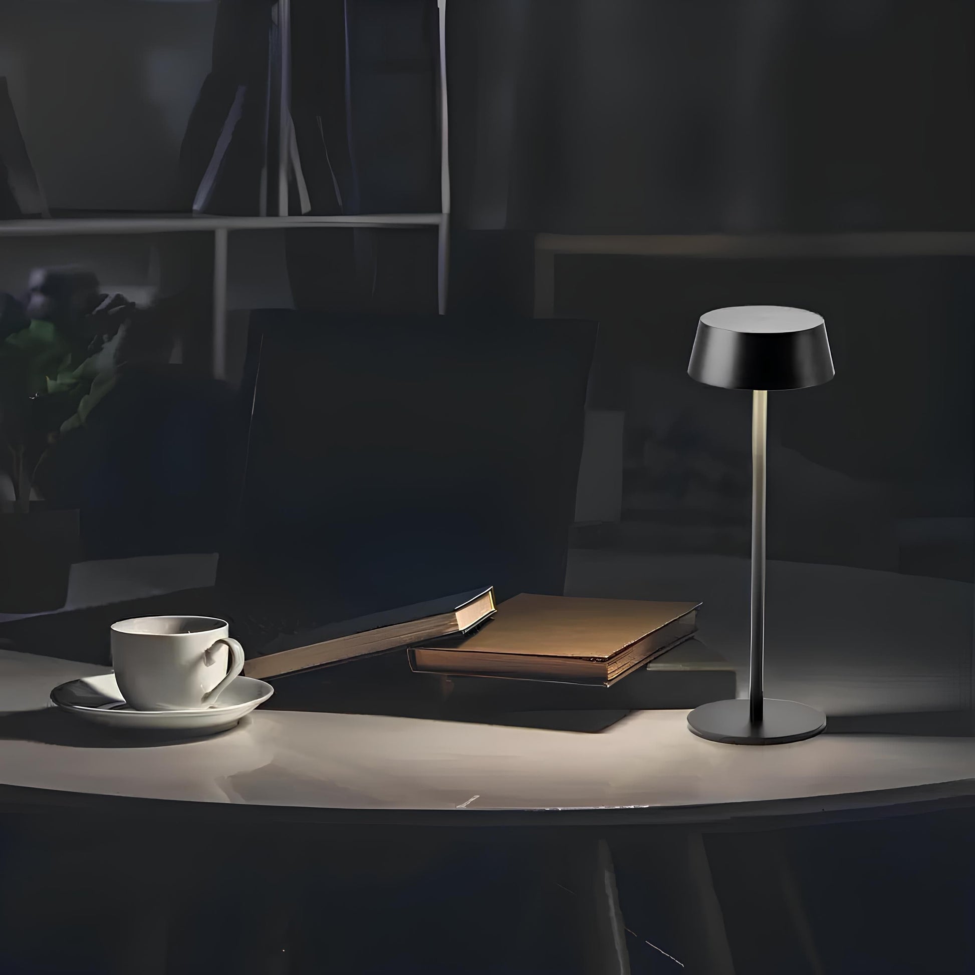 Rechargeable Modern Minimalist Table Lamp With Warm Glow NALANI