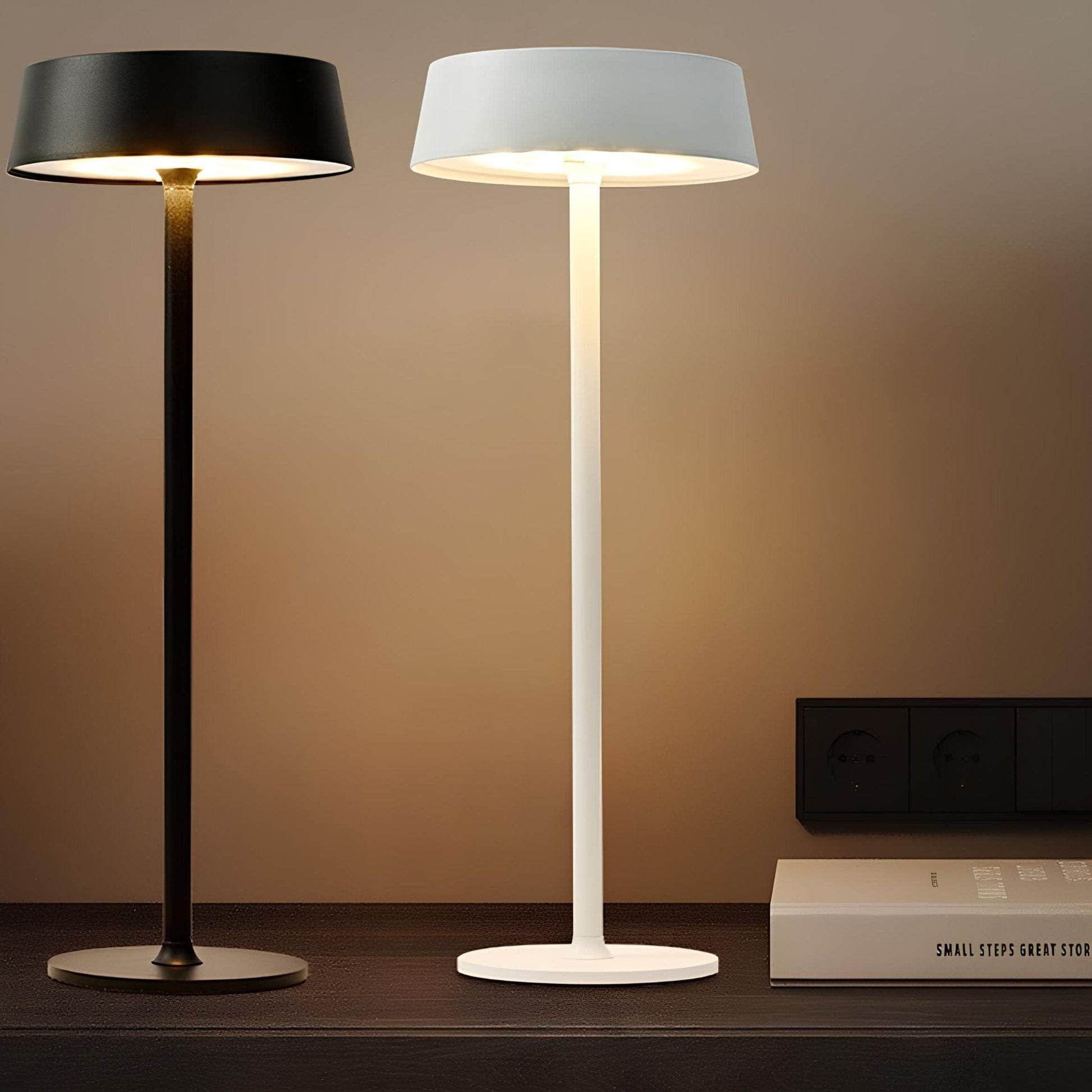 Rechargeable Modern Minimalist Table Lamp With Warm Glow NALANI