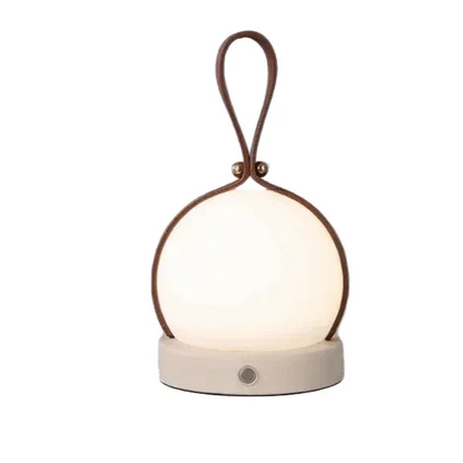 Portable LED Solar Camping Lamp Cordless Rechargeable Khak NALANI