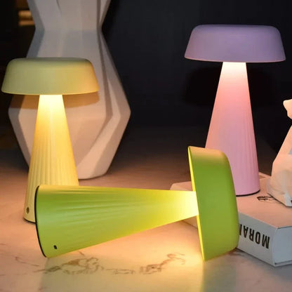 Rechargeable LED Mushroom Night Light With Touch Control NALANI