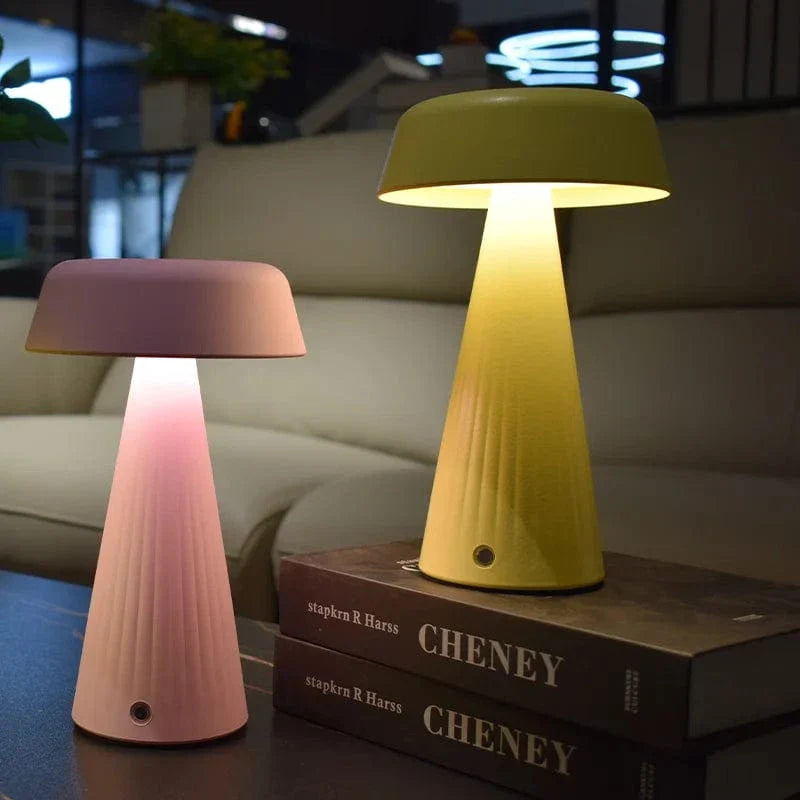 Rechargeable LED Mushroom Night Light With Touch Control NALANI
