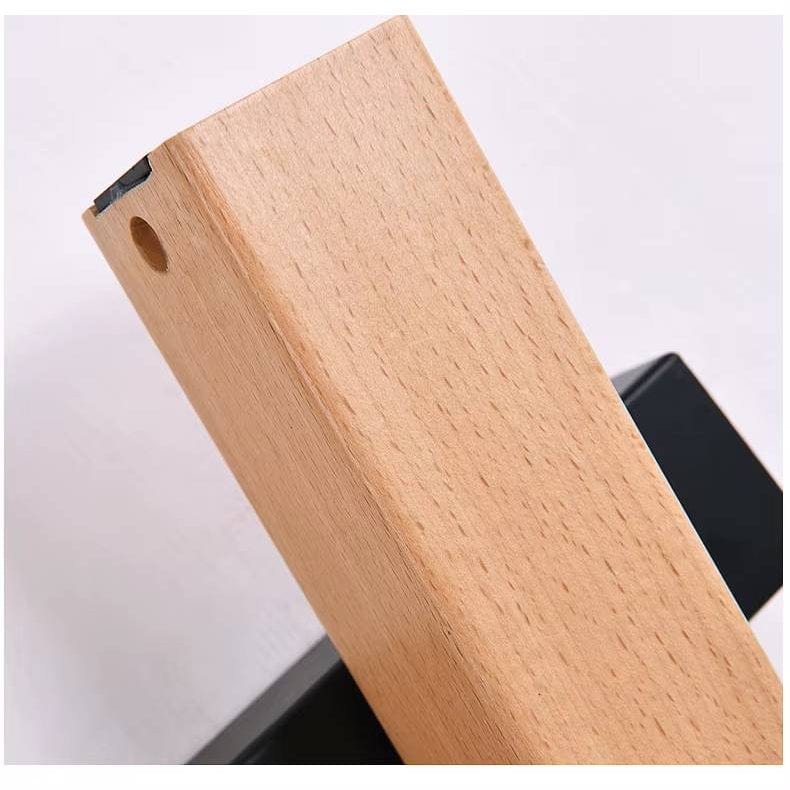Rotatable LED Wall Lamp Solid Wood Adjustable Bedside Light NALANI