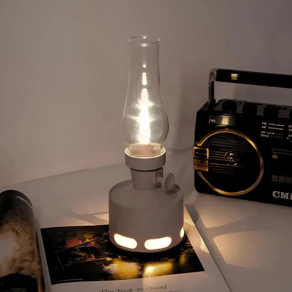Rechargeable LED Lantern Table Lamp With Long Battery Life NALANI