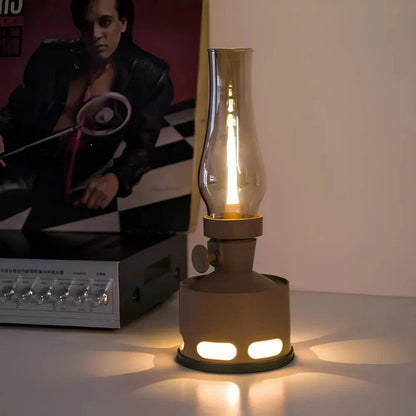 Rechargeable LED Lantern Table Lamp With Long Battery Life NALANI