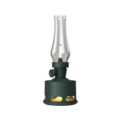 Rechargeable LED Lantern Table Lamp With Long Battery Life Forest Green NALANI
