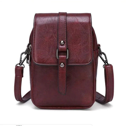 Vintage Multi Functional Soft Vegan Leather Shoulder Bag NALANI