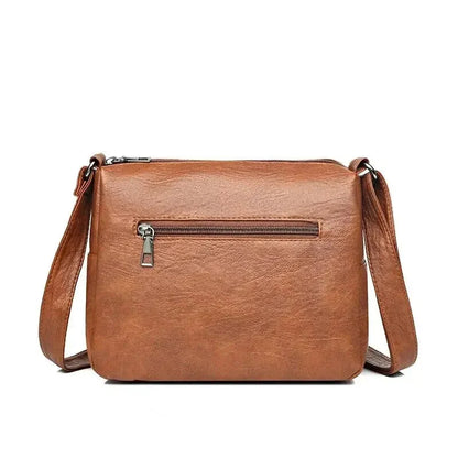 Vintage Women's Shoulder Bag Soft Vegan Leather Crossbody NALANI