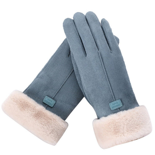 Vivia | Warme Stijlvolle Handschoenen - Blauw - #NALANI#